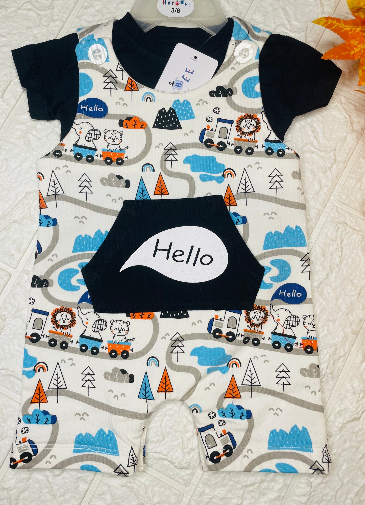 Kids Dungaree 0-6 Months