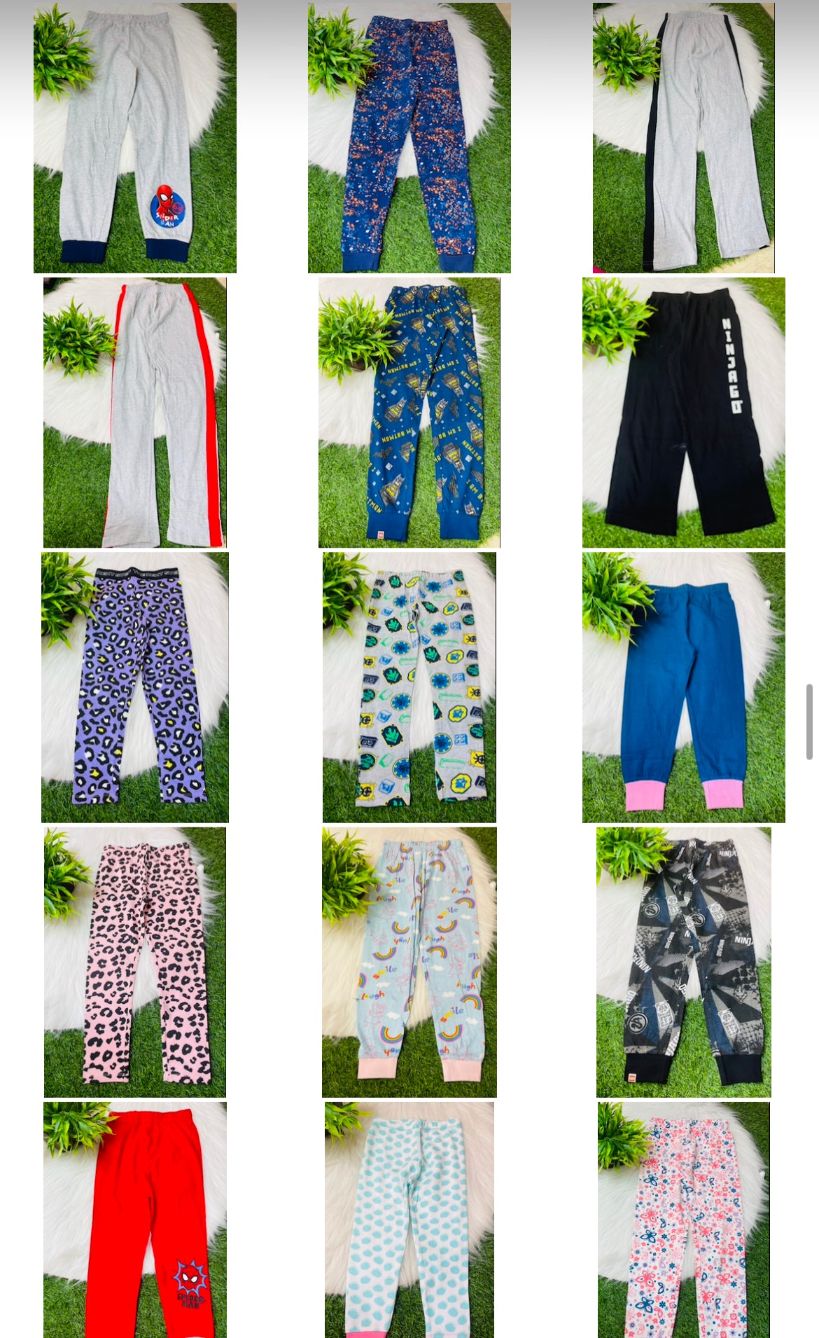 BOYS 10 PC PANTS COMBO