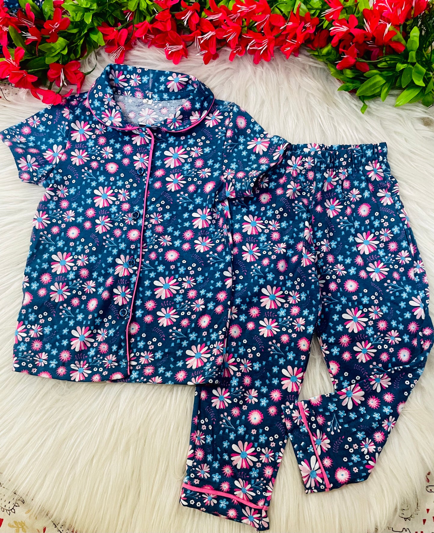 Sparkling Floral Suit for 2-14 years