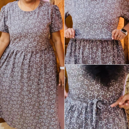 GREY STARS MAXI