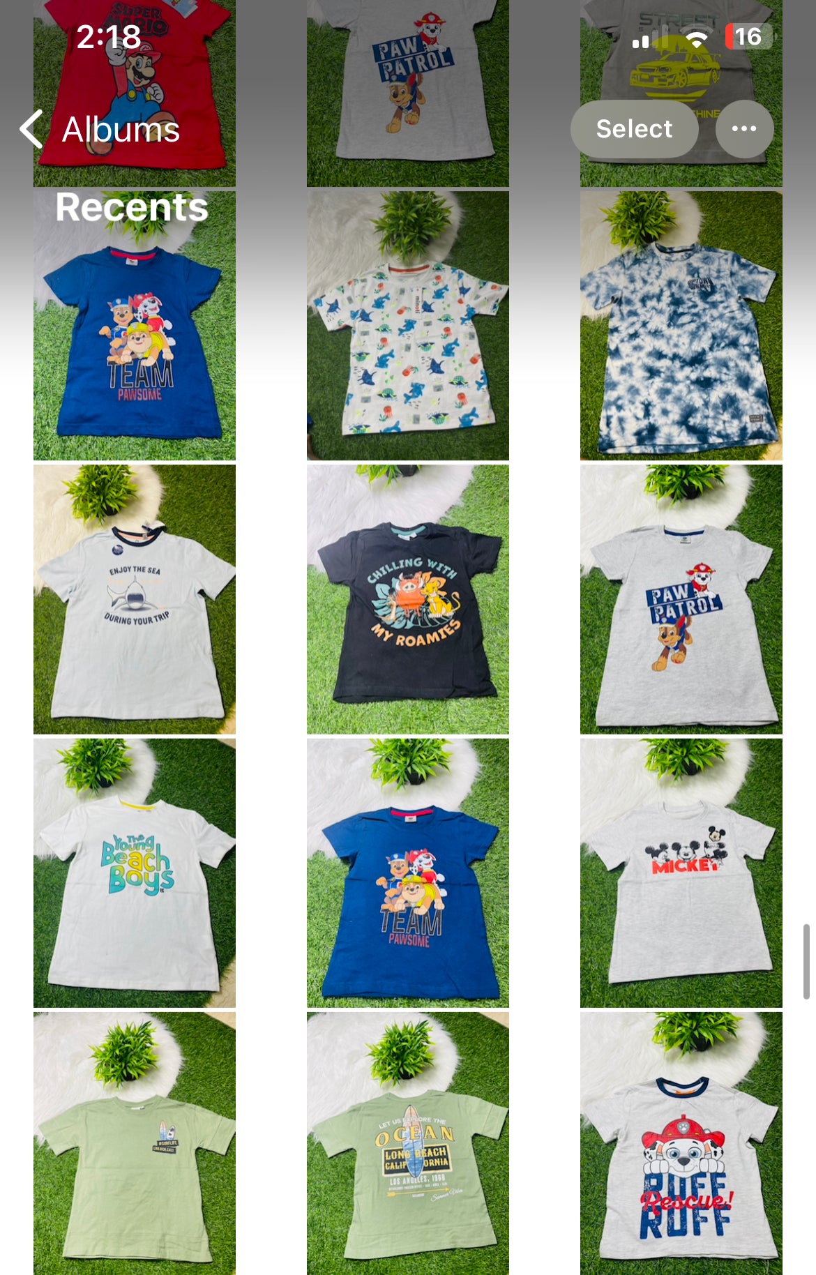 GIRLS 10 PC T-SHIRT COMBO