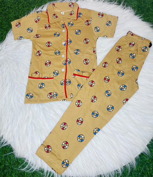 Kids collar Nightsuit