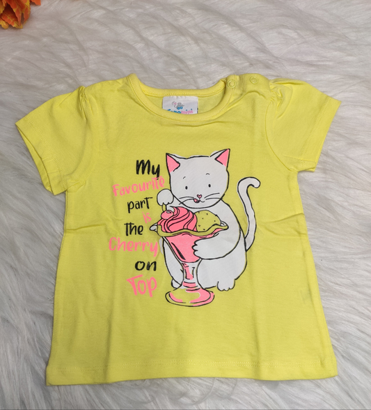 Girls Tee  6 to 12 Months