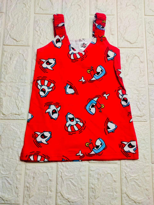 Girls Fish Frocks 6- 12 Months