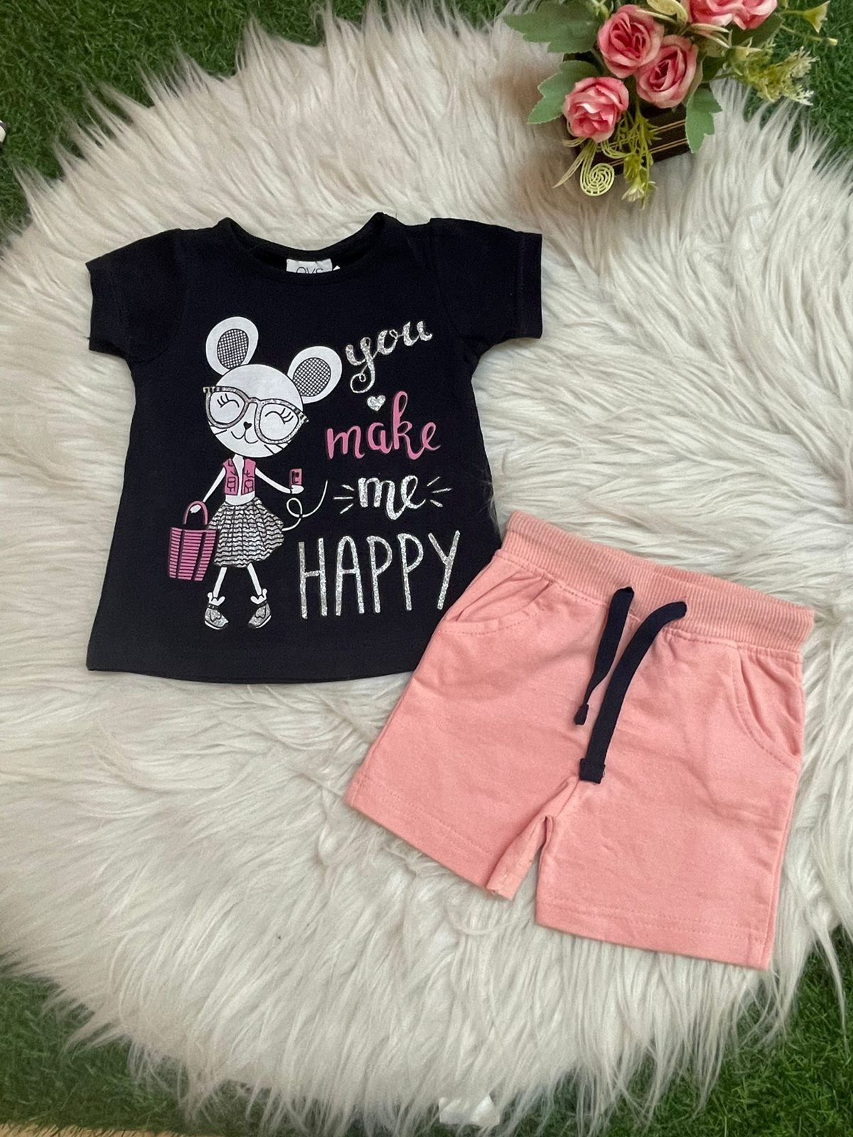 Kids shorts sets 0-6 months